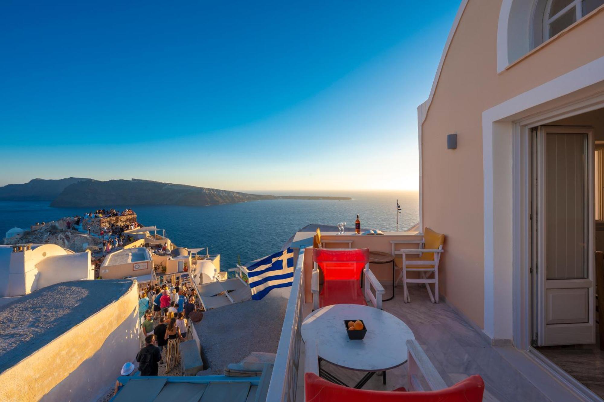Sole D'Oro Sunset & Caldera View Grand Suite Ía Kültér fotó